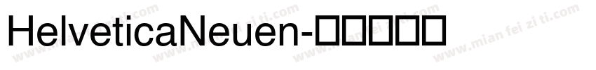 HelveticaNeuen字体转换