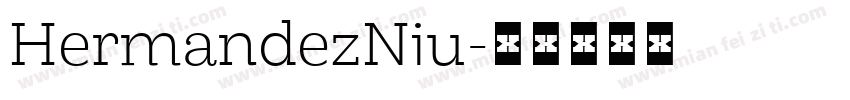 HermandezNiu字体转换