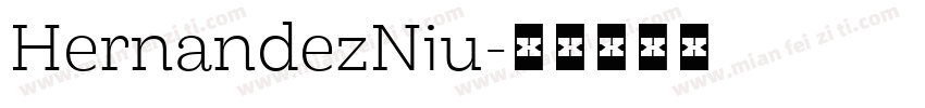 HernandezNiu字体转换