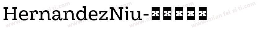 HernandezNiu字体转换