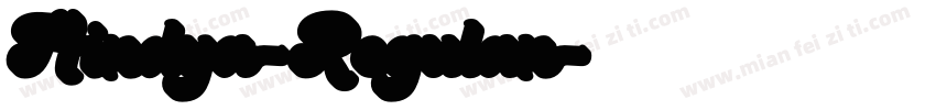 Hindya-Regulan字体转换
