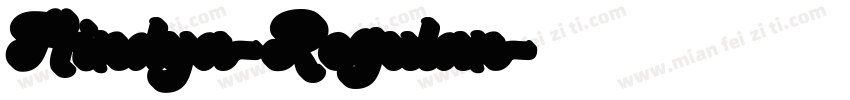 Hindya-Regulan字体转换