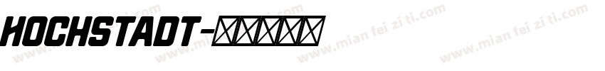 Hochstadt字体转换