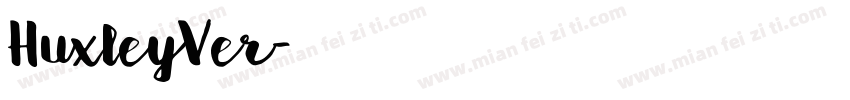 HuxleyVer字体转换