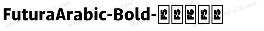 FuturaArabic-Bold字体转换