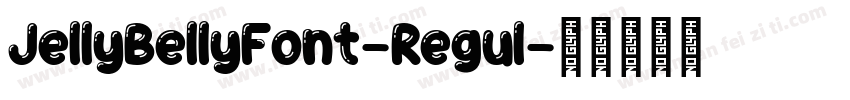 JellyBellyFont-Regul字体转换