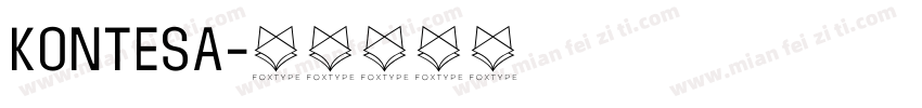 Kontesa字体转换