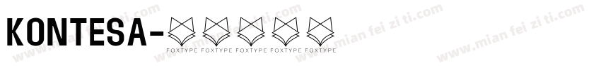 Kontesa字体转换