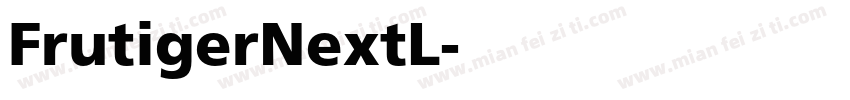 FrutigerNextL字体转换