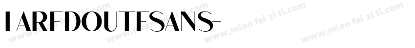 LaRedouteSans字体转换