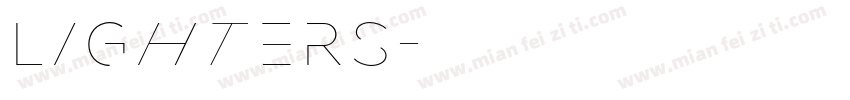 Lighters字体转换