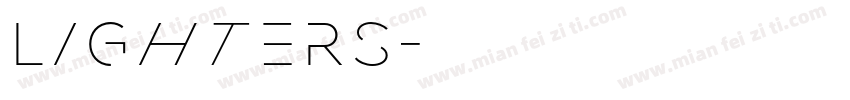 Lighters字体转换