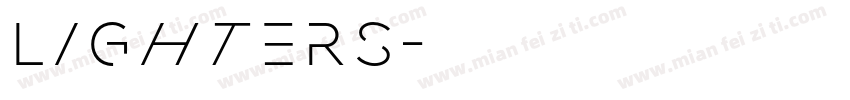 Lighters字体转换