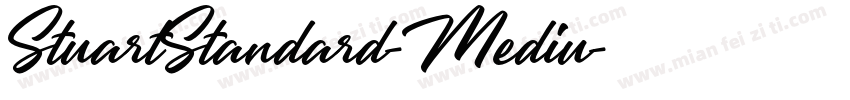 StuartStandard-Mediu字体转换