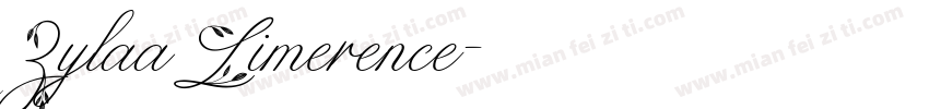 ZylaaLimerence字体转换