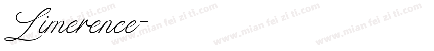 Limerence字体转换