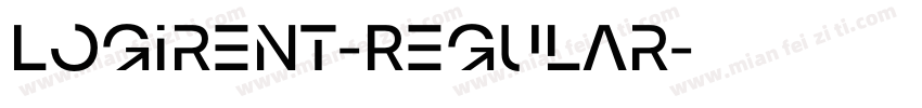 Logirent-Regular字体转换