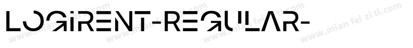 Logirent-Regular字体转换
