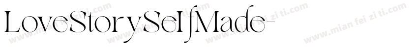LoveStorySeIfMade字体转换