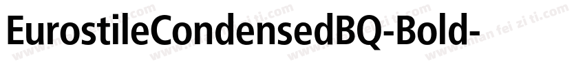 EurostileCondensedBQ-Bold字体转换