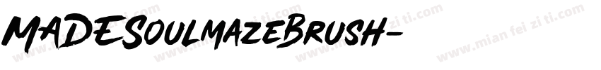 MADESoulmazeBrush字体转换