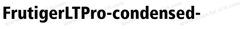 FrutigerLTPro-condensed字体转换