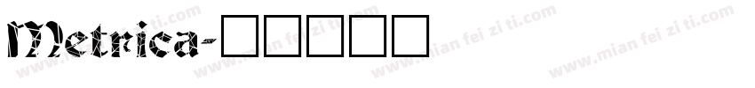 Metrica字体转换