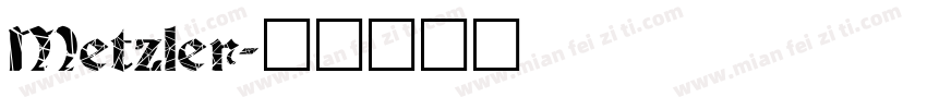 Metzler字体转换