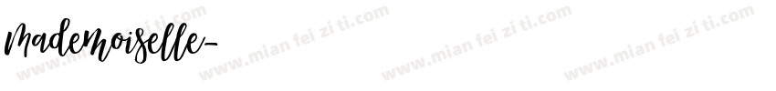 Mademoiselle字体转换