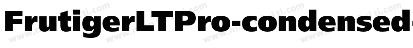 FrutigerLTPro-condensed字体转换