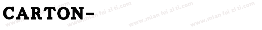 carton字体转换