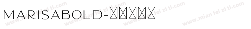 MarisaBold字体转换