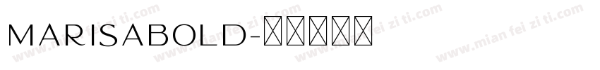 MarisaBold字体转换