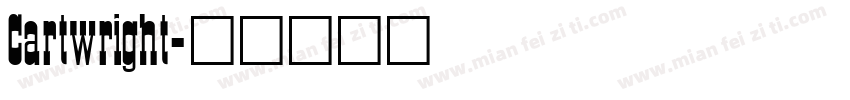 Cartwright字体转换