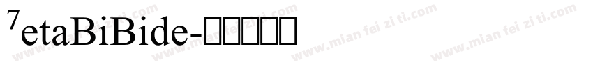 Metaxixide字体转换