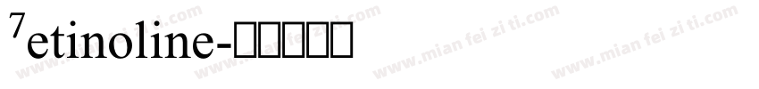 Metinoline字体转换