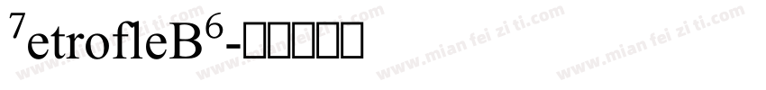 MetroflexN字体转换