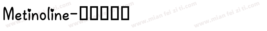 Metinoline字体转换