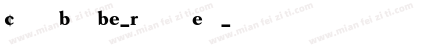 CaslonBookBE-RegularExp字体转换