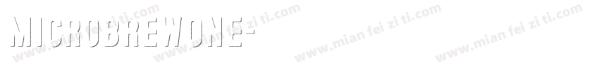 MicrobrewOne字体转换