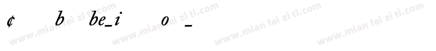 CaslonBookBE-ItalicOsF字体转换