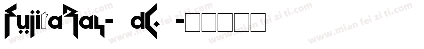 FujitaRay-8dG0字体转换