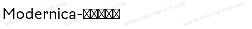 Modernica字体转换