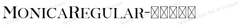 MonicaRegular字体转换