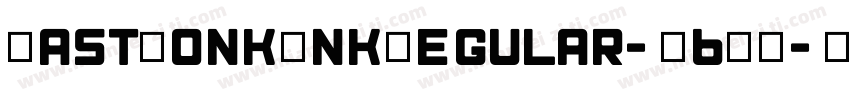 FastMonkInkRegular-L6GZ字体转换