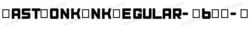 FastMonkInkRegular-L6GZ字体转换