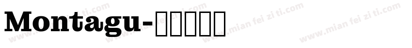 Montagu字体转换