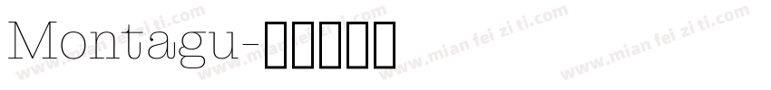 Montagu字体转换