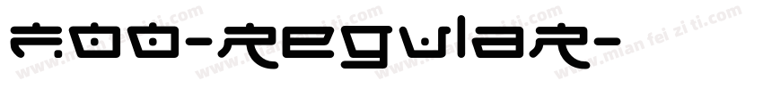 Foo-Regular字体转换