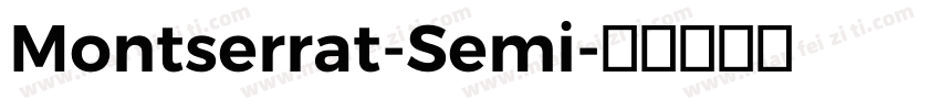 Montserrat-Semi字体转换